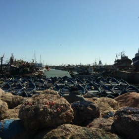 petit apres midi et ballade dans le port d'Essaouira