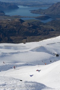 GG dans le banked Slalom de Treble Cone