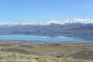 Lac Tekapo, températures printanières, l'idéal pour un petit pic-nic.