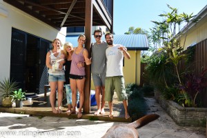 Marni, baby Marlon, Geraldine, GG, Tim, Simon et la queue de Sunny