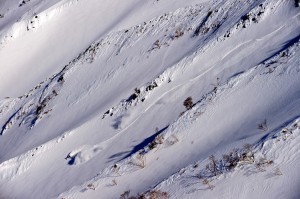 Geraldine Grand in the powder at Hakuba.